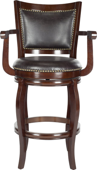 Safavieh Gitano Swivel Bar Stool Sierra Brown and Furniture main image