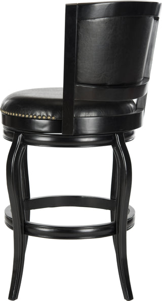 Safavieh Pasquale Swivel Bar Stool Black Furniture 