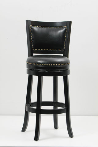 Safavieh Lazzaro Swivel Bar Stool Black Furniture 