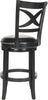Safavieh Santino Swivel Bar Stool Black Furniture 