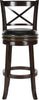 Safavieh Butler Swivel Bar Stool Cappuccino and Black Furniture main image