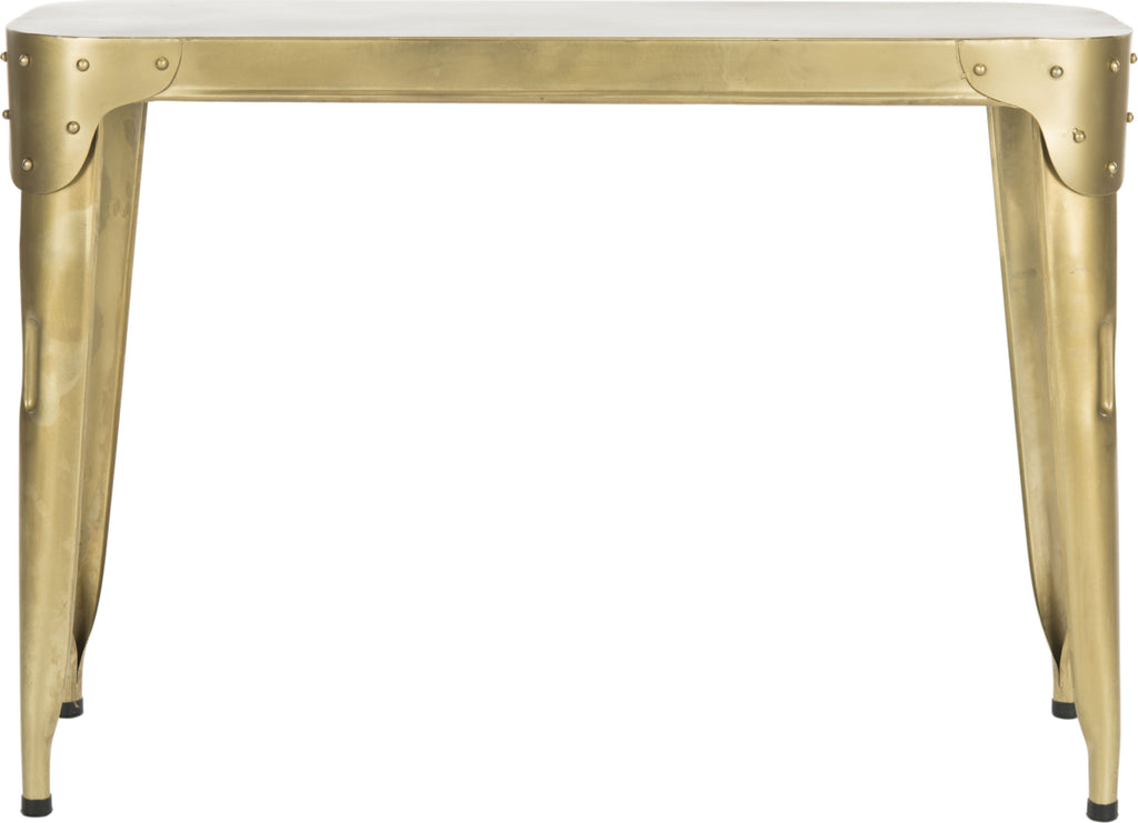 Safavieh Classic Iron Console Table Gold Furniture main image