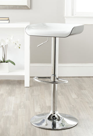 Safavieh Rameka Swivel Bar Stool White and Black Furniture  Feature