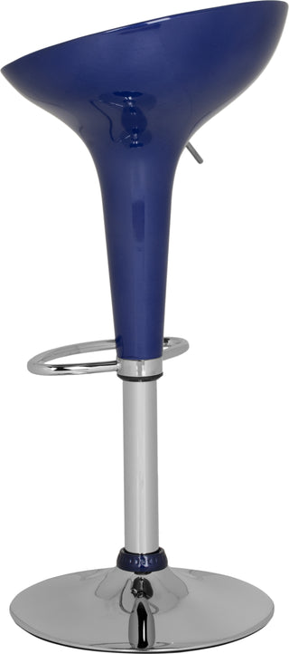 Safavieh Sacha Swivel Bar Stool Navy Blue Furniture 