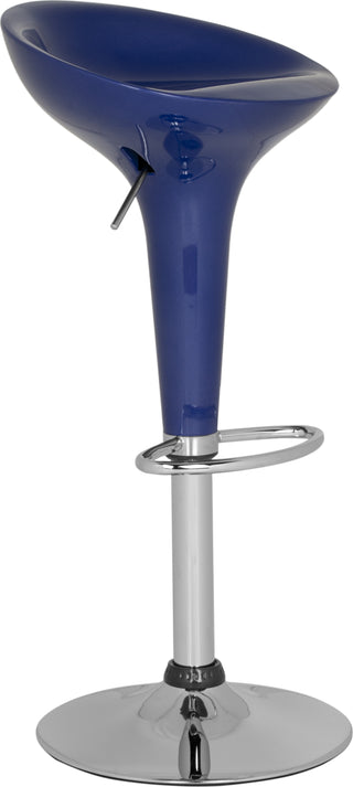 Safavieh Sacha Swivel Bar Stool Navy Blue Furniture 