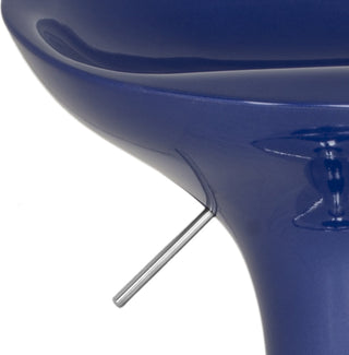 Safavieh Sacha Swivel Bar Stool Navy Blue Furniture 