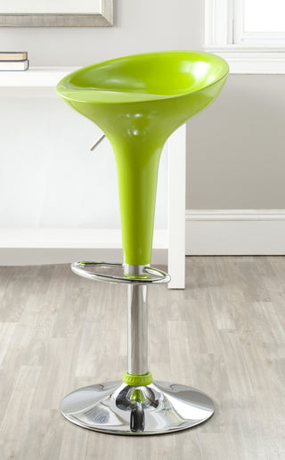 Safavieh Sacha Swivel Bar Stool Lime Green Furniture  Feature