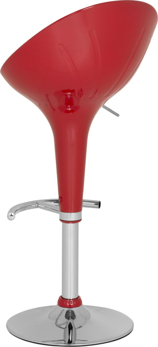 Safavieh Zorab Swivel Bar Stool Red Furniture 