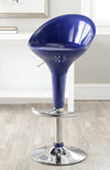 Safavieh Zorab Swivel Bar Stool Navy Blue Furniture 