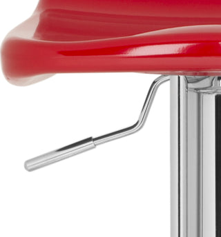 Safavieh Avish Swivel Bar Stool Red Furniture 