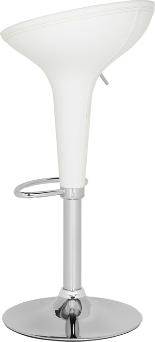 Safavieh Shedrack Swivel Bar Stool White Furniture 