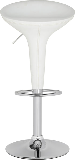 Safavieh Shedrack Swivel Bar Stool White Furniture main image