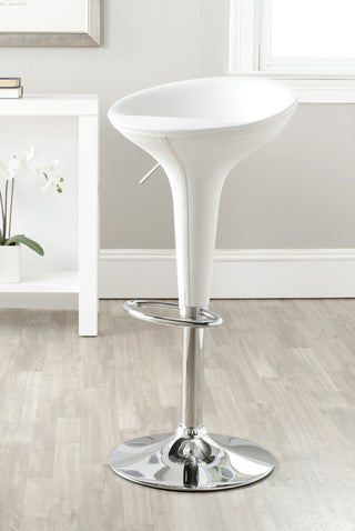 Safavieh Shedrack Swivel Bar Stool White Furniture  Feature