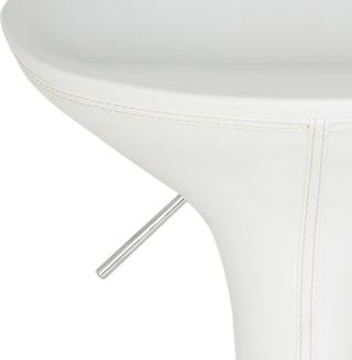 Safavieh Shedrack Swivel Bar Stool White Furniture 