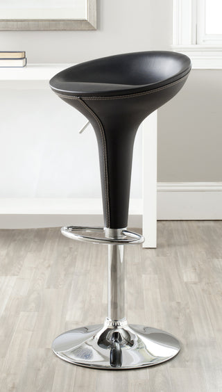 Safavieh Shedrack Swivel Bar Stool Black Furniture  Feature