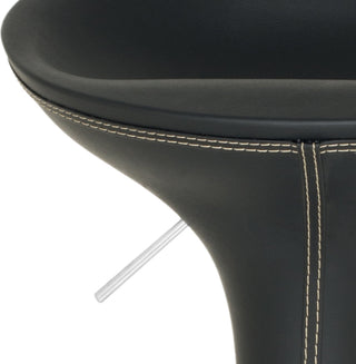 Safavieh Shedrack Swivel Bar Stool Black Furniture 