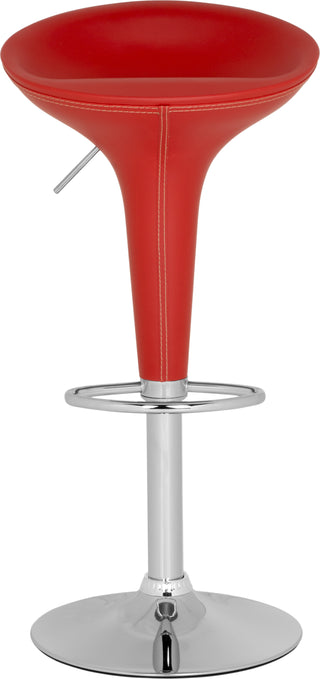 Safavieh Shedrack Swivel Bar Stool Red Furniture main image