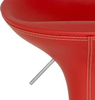 Safavieh Shedrack Swivel Bar Stool Red Furniture 