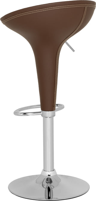 Safavieh Shedrack Swivel Bar Stool Brown Furniture 