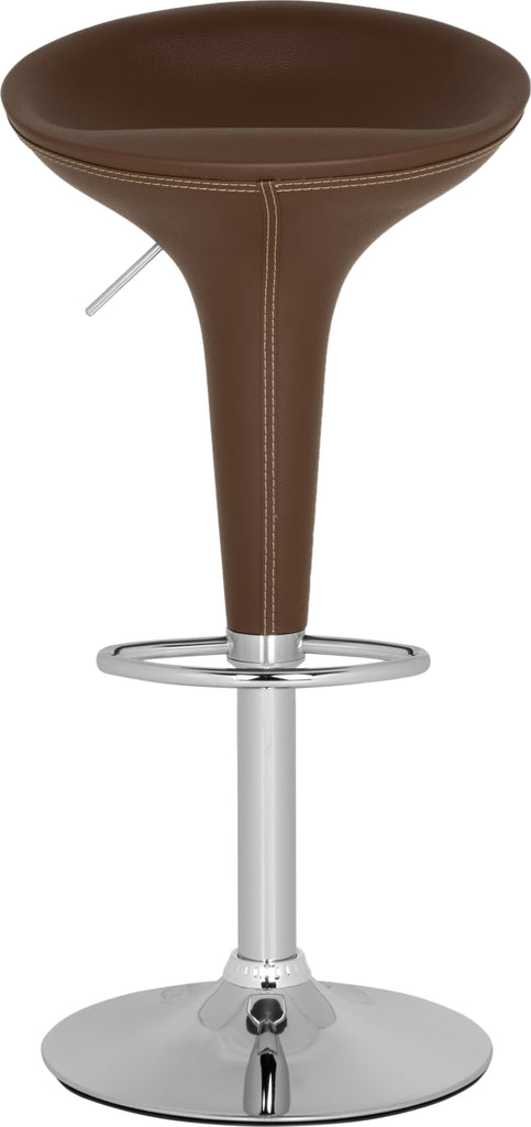 Safavieh Shedrack Swivel Bar Stool Brown Furniture main image