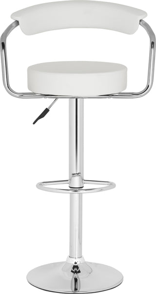 Safavieh Angus Swivel Bar Stool White Furniture main image