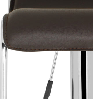 Safavieh Taronda Swivel Bar Stool Brown Furniture 