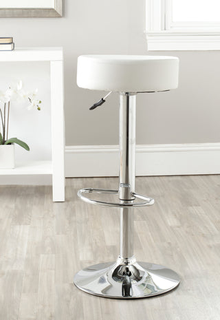 Safavieh Jude Swivel Bar Stool White Furniture  Feature