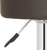 Safavieh Jude Swivel Bar Stool Brown Furniture 