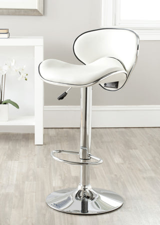 Safavieh Shambi Swivel Bar Stool White Furniture  Feature