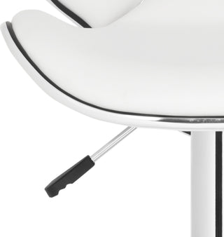 Safavieh Shambi Swivel Bar Stool White Furniture 