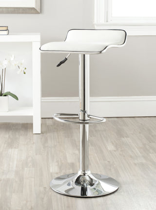 Safavieh Chaunda Swivel Bar Stool White Furniture  Feature