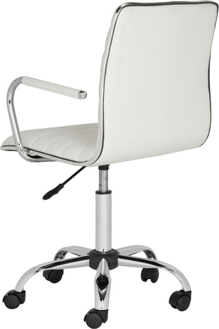 Safavieh Jonika Swivel Desk Chair White Furniture 