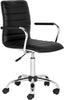 Safavieh Jonika Swivel Desk Chair Black Furniture 