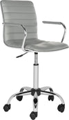 Safavieh Jonika Swivel Desk Chair Grey Furniture 