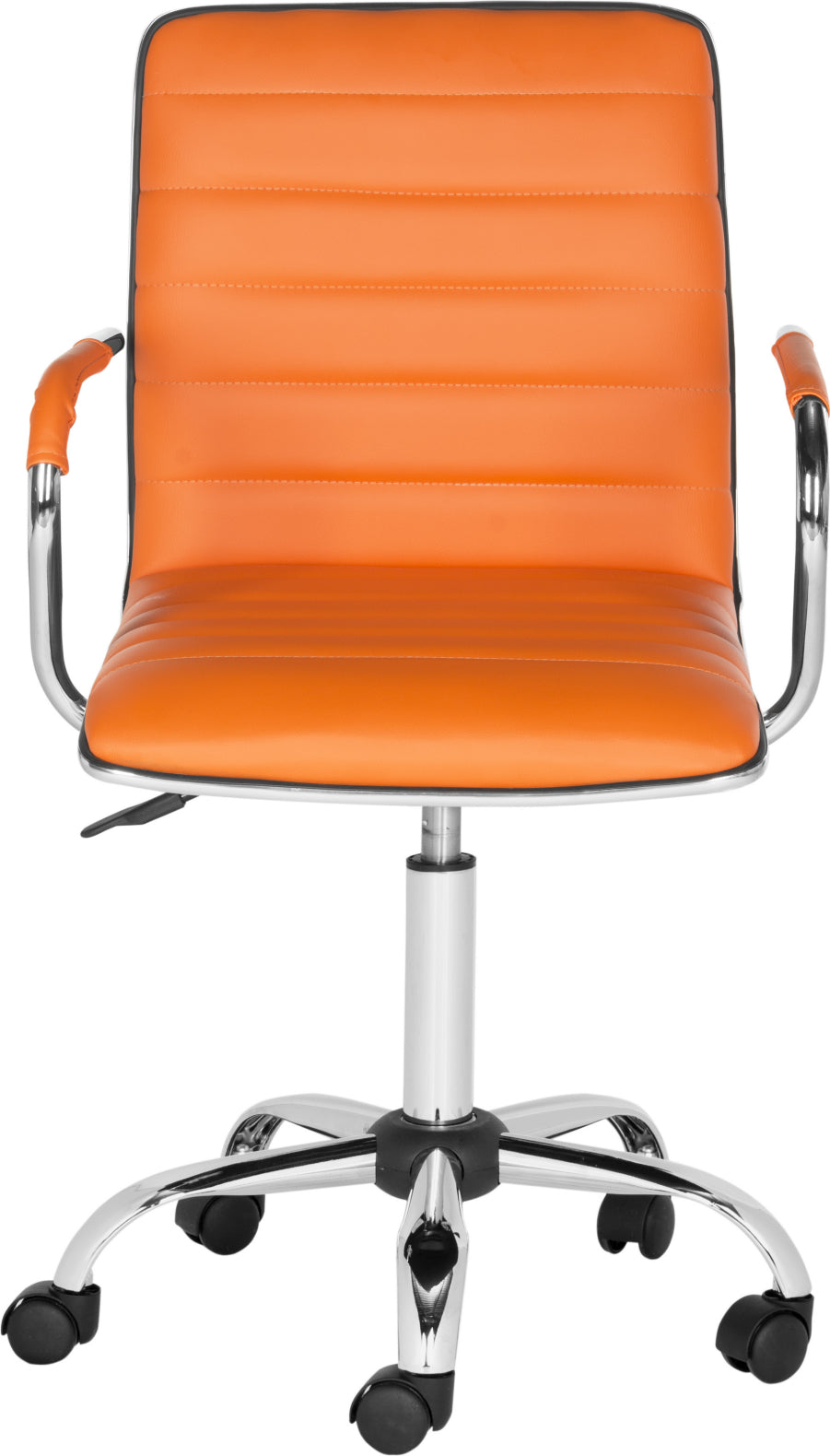 Safavieh Jonika Swivel Desk Chair Orange Furniture main image