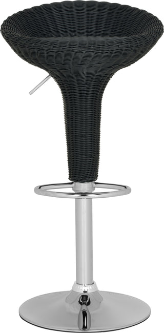 Safavieh Monicka Swivel Bar Stool Black Furniture main image