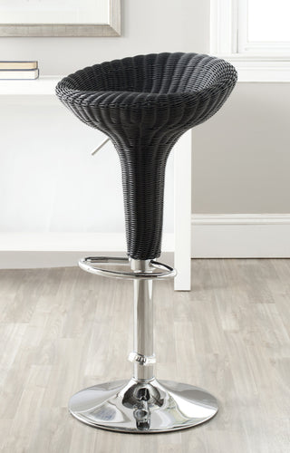 Safavieh Monicka Swivel Bar Stool Black Furniture  Feature