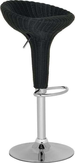 Safavieh Monicka Swivel Bar Stool Black Furniture 