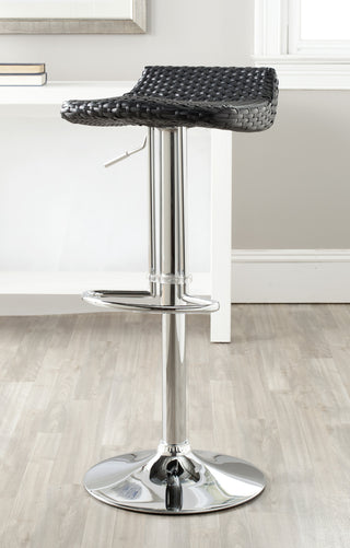 Safavieh Juji Swivel Bar Stool Black Furniture  Feature