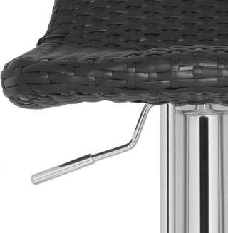 Safavieh Juji Swivel Bar Stool Black Furniture 