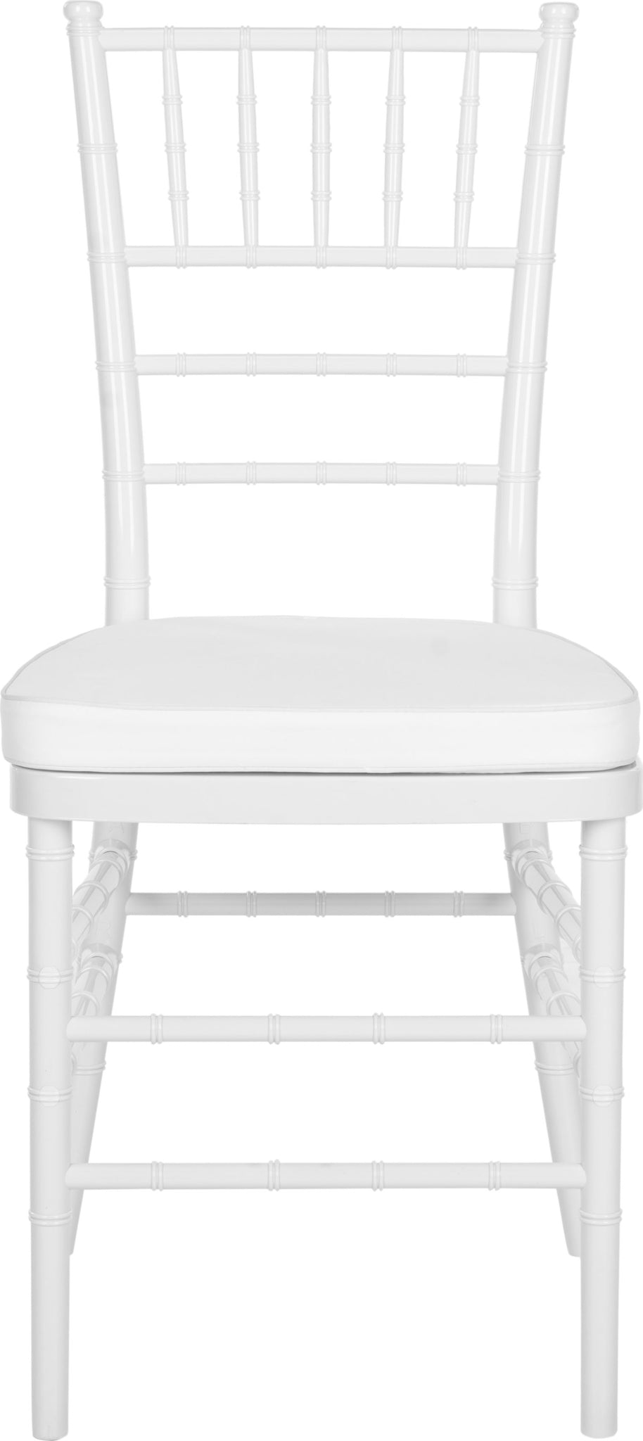 Safavieh Clear 17''H Carly Side Chair White Furniture main image