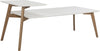 Safavieh Basil 2 Tier Coffee Table White Furniture 