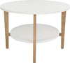 Safavieh Woodruff Oval Coffee Table White Furniture 