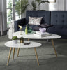 Safavieh Saffron Spilt Coffee Table White  Feature