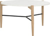 Safavieh Thyme Round Coffee Table White Furniture 