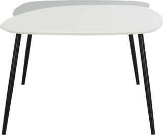 Safavieh Jasmine Bi Level Coffee Table White and Grey Furniture 