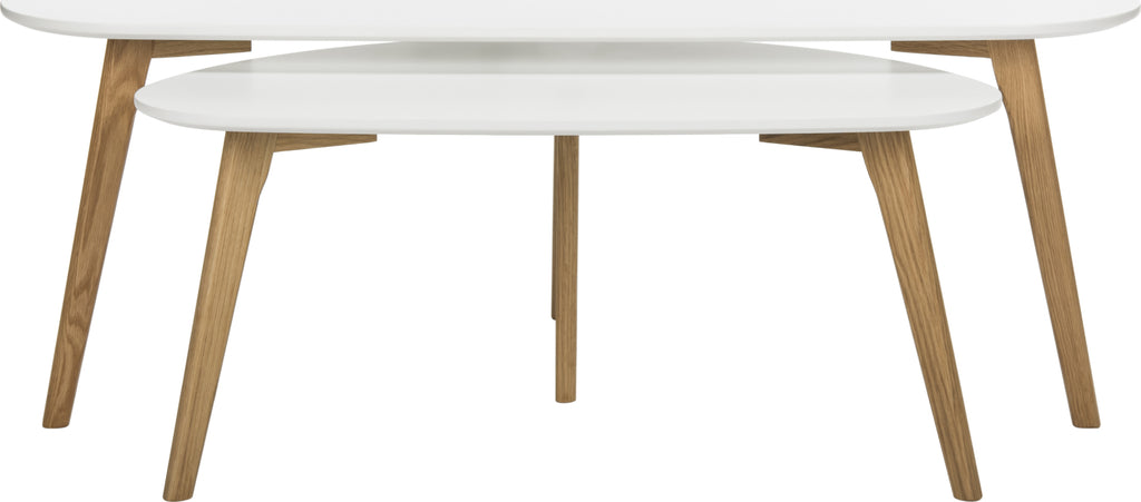 Safavieh Olida Double Coffee Table White Furniture main image