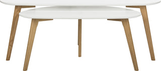 Safavieh Olida Double Coffee Table White Furniture main image