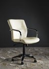 Safavieh Lysette Desk Chair Cream and Silver Furniture  Feature