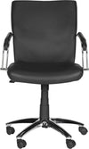 Safavieh Lysette Desk Chair Black and Silver Furniture main image